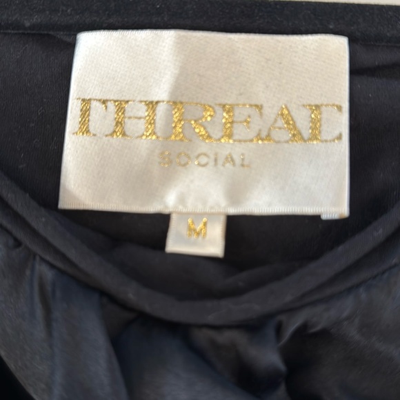 Thread Social Black Ruffle Dress - Picture 2 of 16